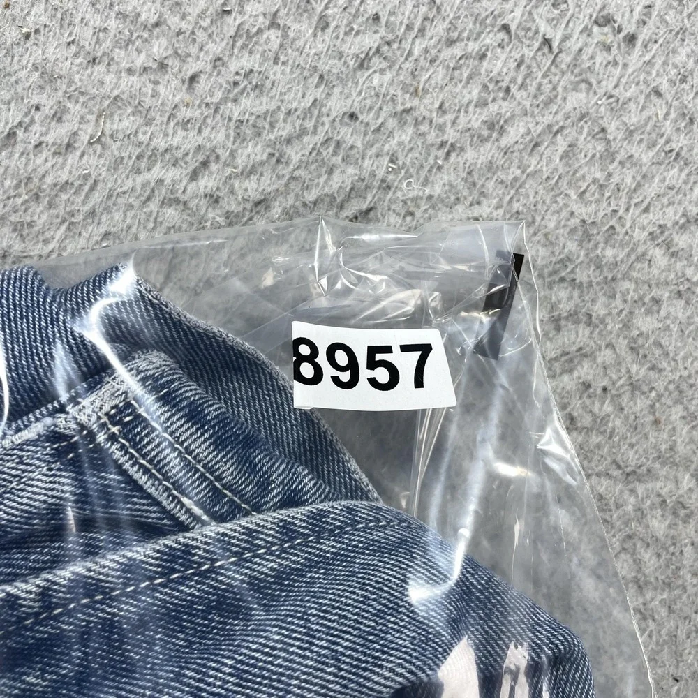OshKosh B'gosh Jacket Boys 2T Blue Denim Collared Full Zip‎ Pockets Casual